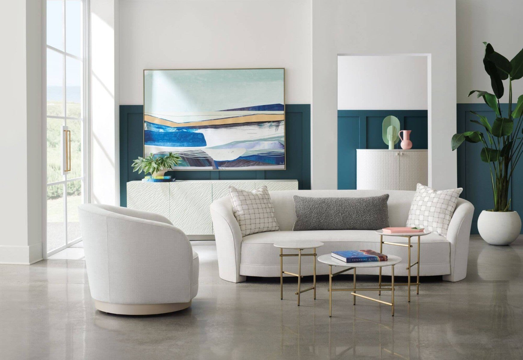 Caracole Concentric Accent Table