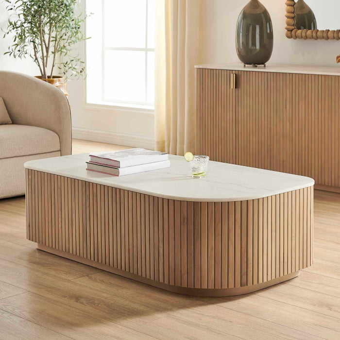 Uttermost Arik Marble Top Coffee Table