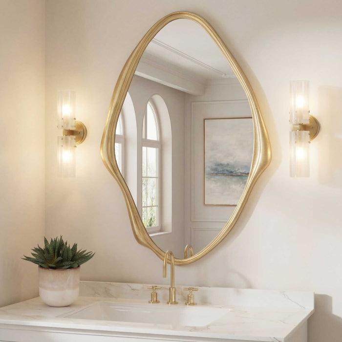 Uttermost Aster Abstract Gold Mirror