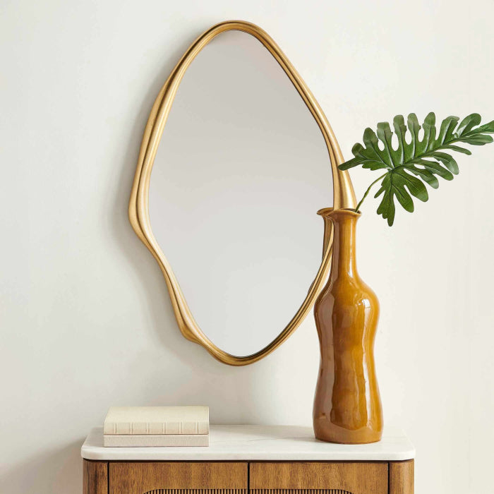 Uttermost Aster Abstract Gold Mirror