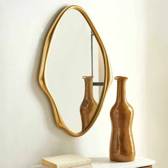 Uttermost Aster Abstract Gold Mirror