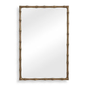 Brass Bamboo Rectangle Mirror