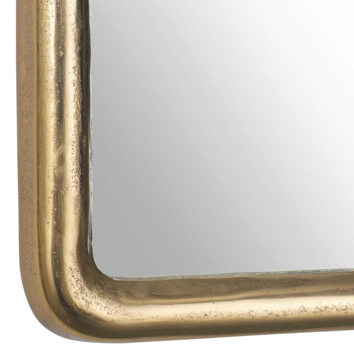 Uttermost Burton Indoor-Outdoor Brass Mirror