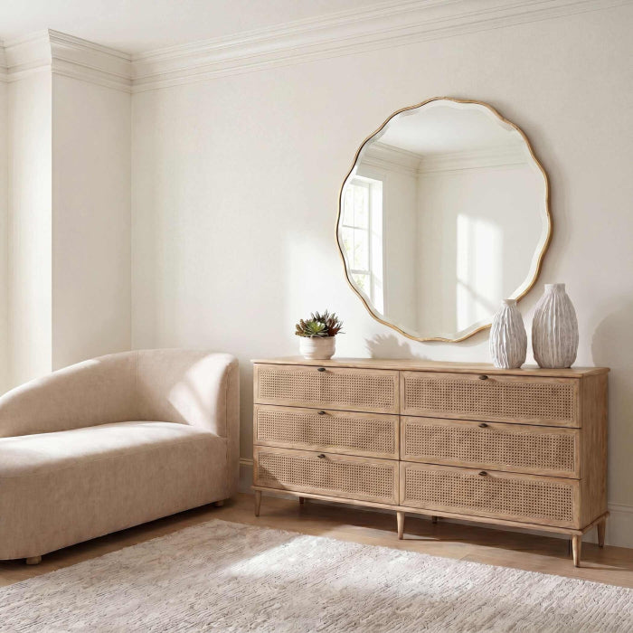Uttermost Coast 6 Drawer Rattan Chest of Drawers