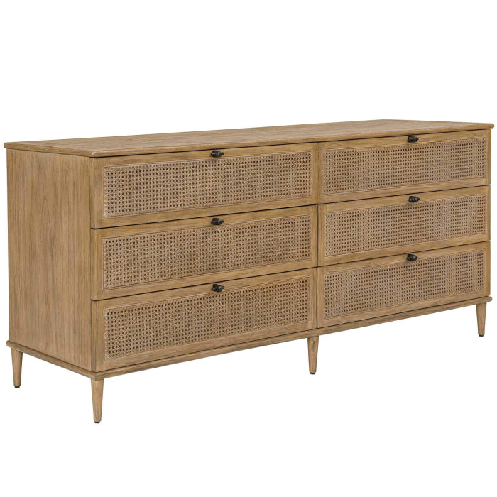 Uttermost Coast 6 Drawer Rattan Chest of Drawers