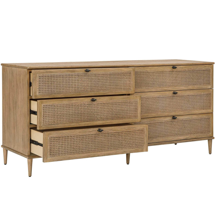 Uttermost Coast 6 Drawer Rattan Chest of Drawers