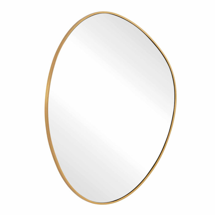 Uttermost Distort Antique Brass Mirror