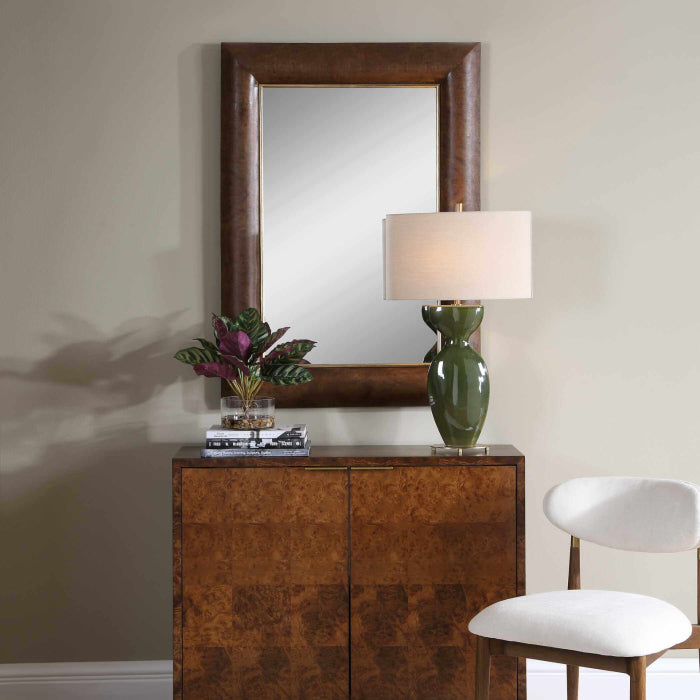 Uttermost Donovan Wood Rectangular Mirror