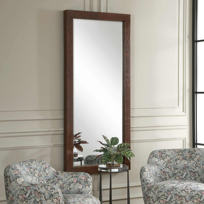 Uttermost Durant Tall Wood Mirror