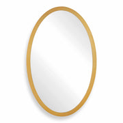 Elstree Antique Brass Oval Mirror