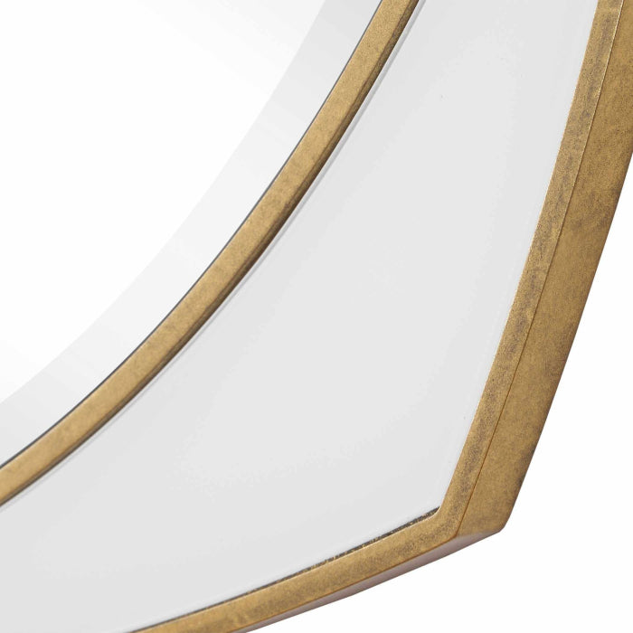 Uttermost Estella White Round Mirror