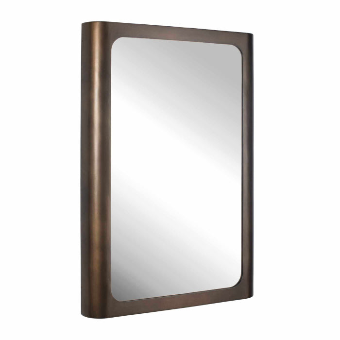 Uttermost Fischer Curved Edge Gold Bronze Mirror