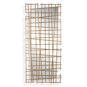 Golden Intersection Mirrored Wall Decor