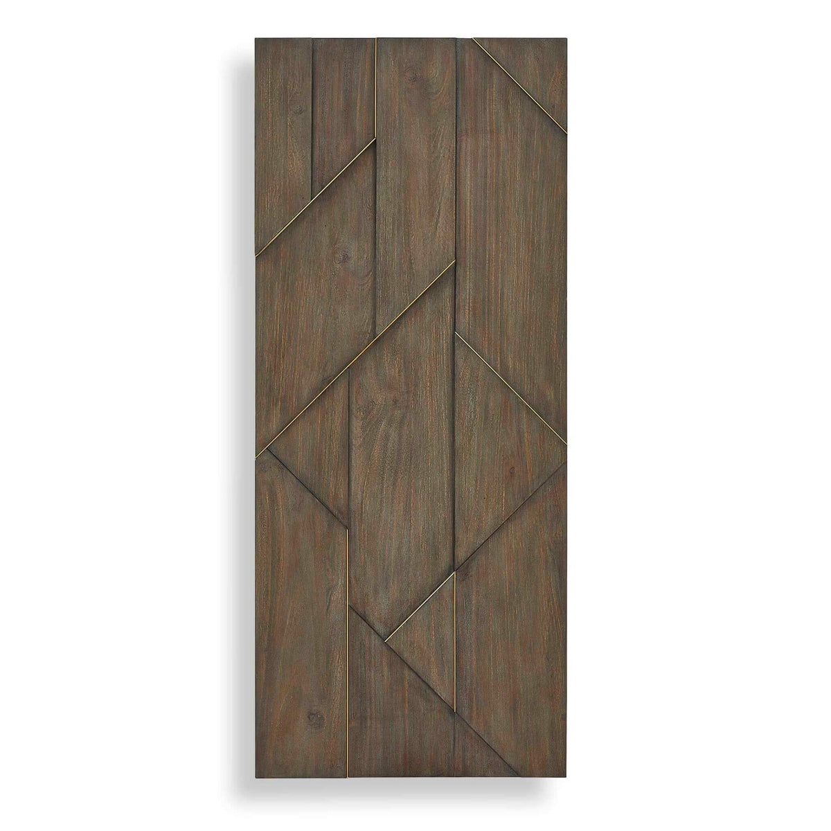 Hanoi Geometric Wood Wall Panel