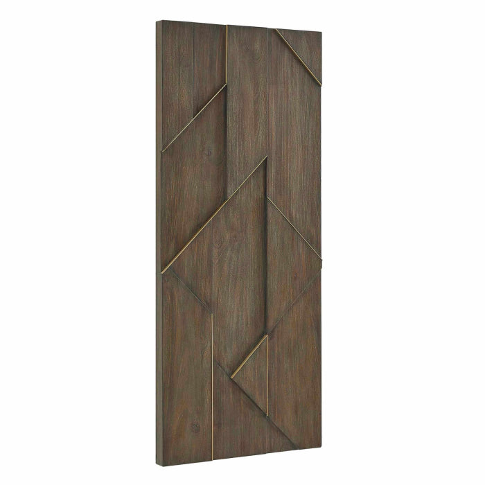 Uttermost Hanoi Geometric Wood Wall Panel