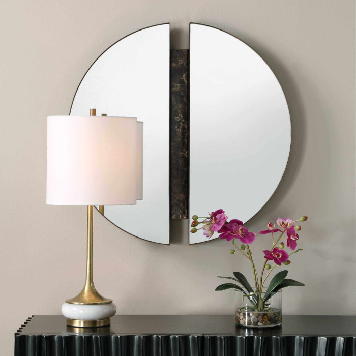 Uttermost Hanover Divided Round Mirror