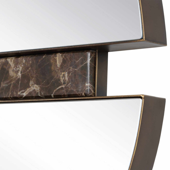 Uttermost Hanover Divided Round Mirror