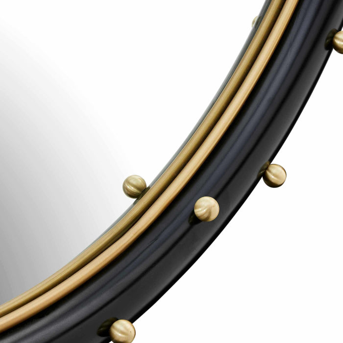 Uttermost Helia Brass Round Mirror