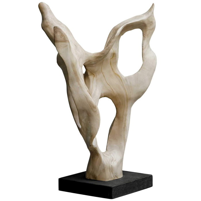 Uttermost Hollow Form Indoor-Outdoor Teak Sculpture