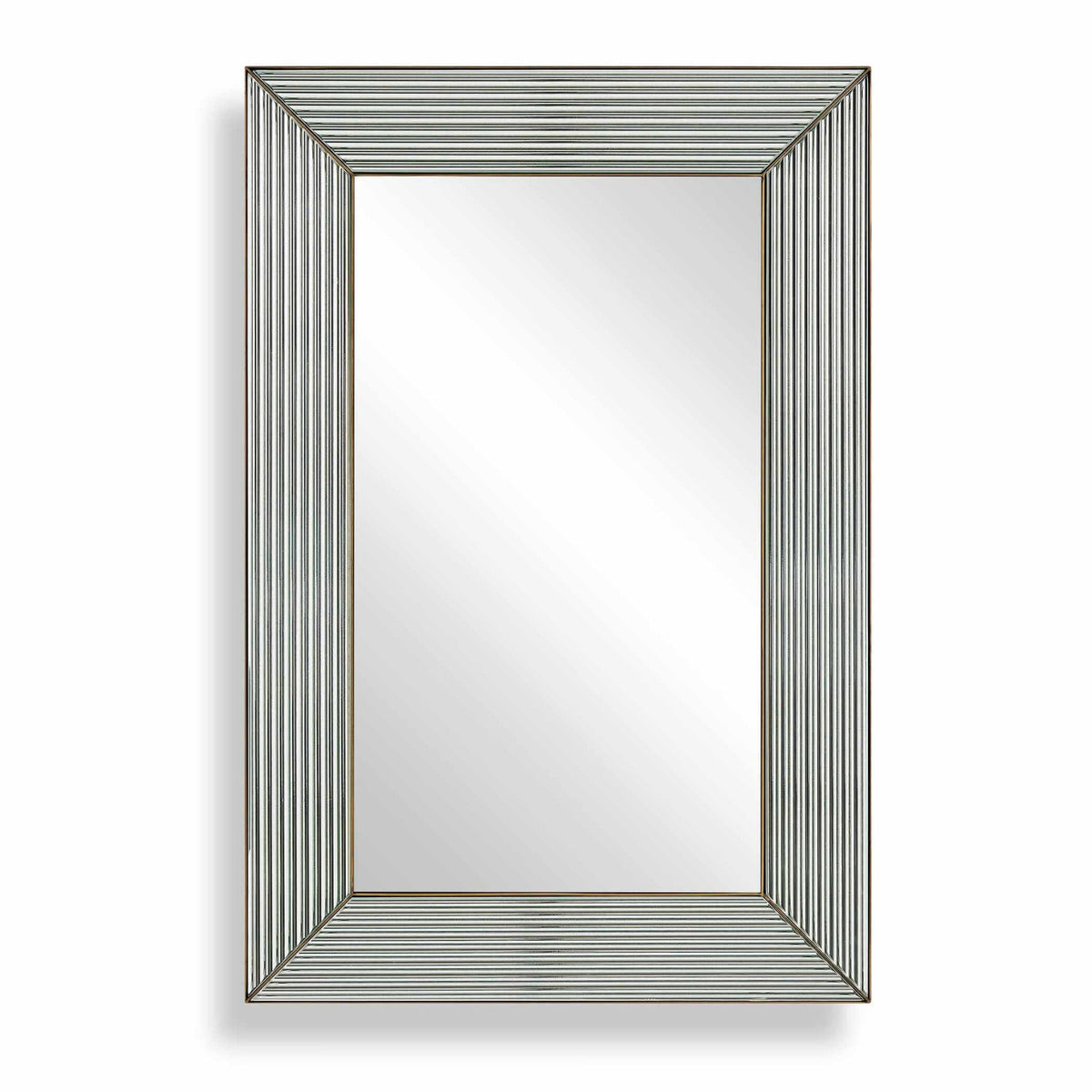 Illuminate Antique Brass Mirror