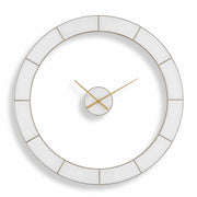 Ivory Halo Minimalist Wall Clock