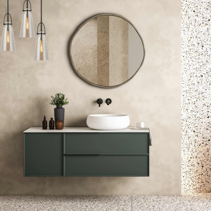 Uttermost Lowen Round Brass Mirror