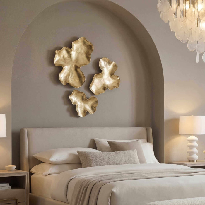 Uttermost Lumina Gold Wall Decor, Set of 3