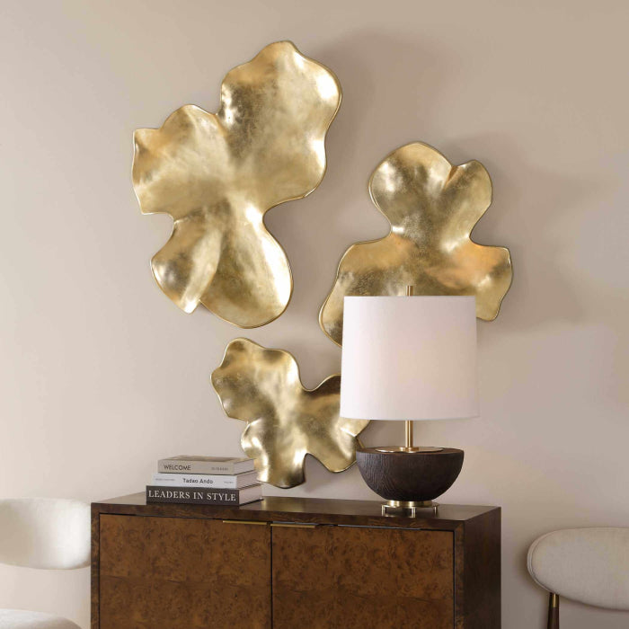 Uttermost Lumina Gold Wall Decor, Set of 3
