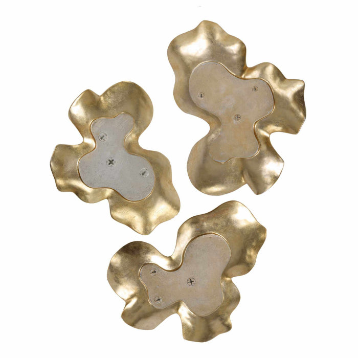 Uttermost Lumina Gold Wall Decor, Set of 3