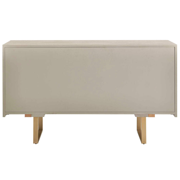 Uttermost Maeva 3 Door Light Wood Cabinet
