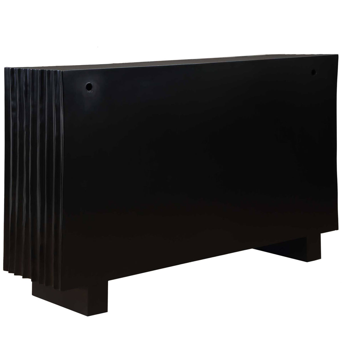 Uttermost Mercado Black 3 Door Cabinet