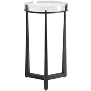 Midas Dark Bronze Round Side Table