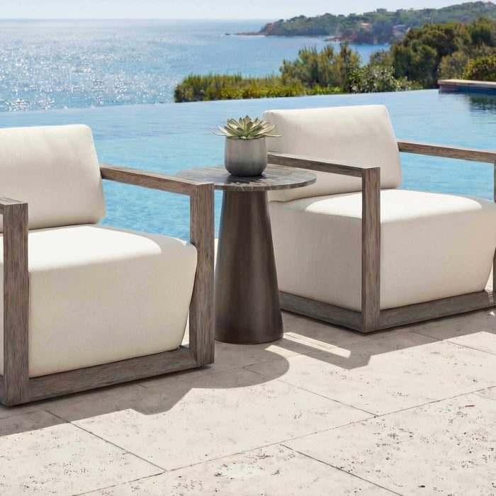 Uttermost Midsummer Indoor-Outdoor Bronze Round Side Table