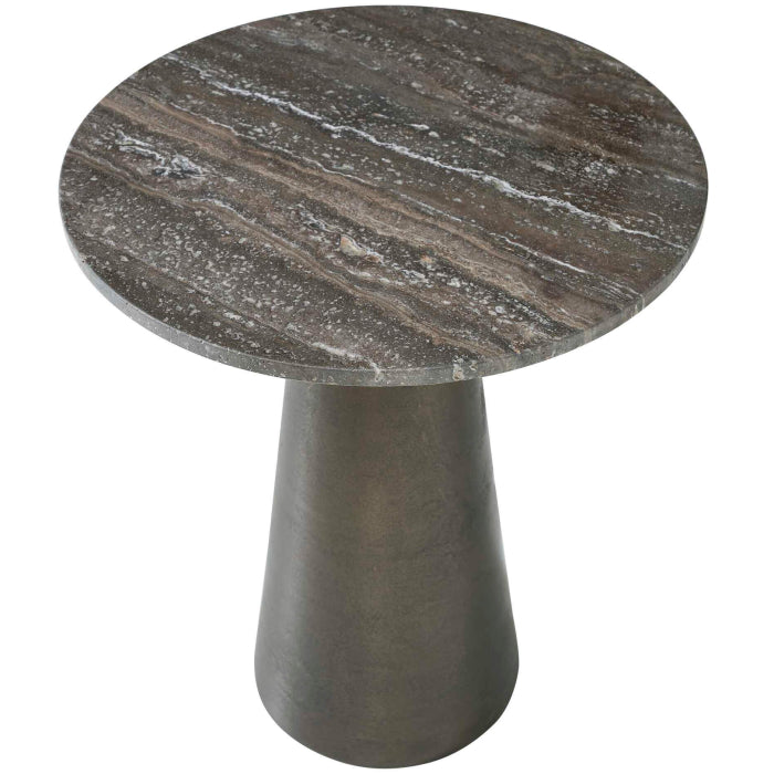 Uttermost Midsummer Indoor-Outdoor Bronze Round Side Table