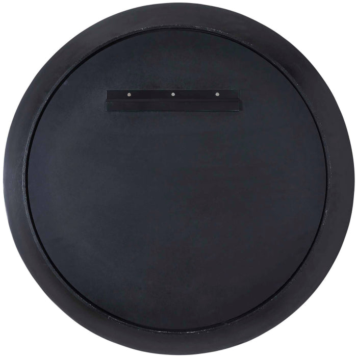 Uttermost Montgomery Round Black Mirror