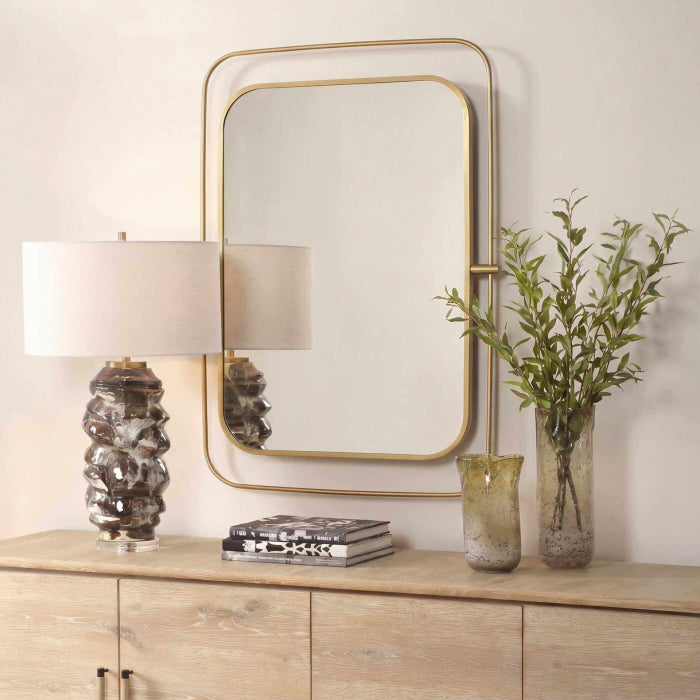 Uttermost Moreni Brass Mirror