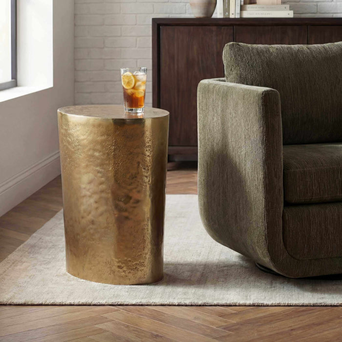 Uttermost Morroni Brass Side Table