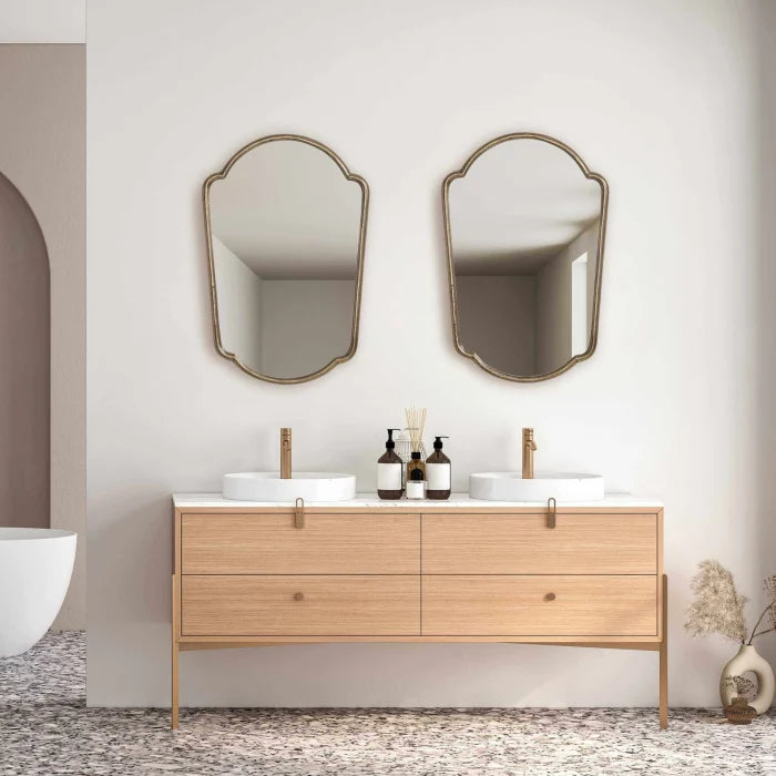 Uttermost Naomi Antique Brass Mirror