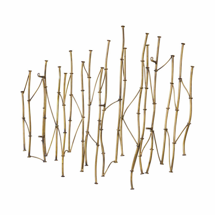 Uttermost Nature's Rhythm Gold Metal Wall Decor