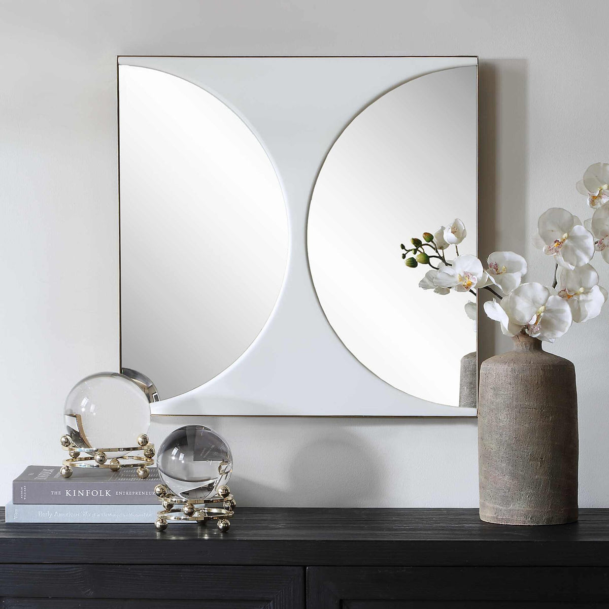 Uttermost New Moon Square Mirror