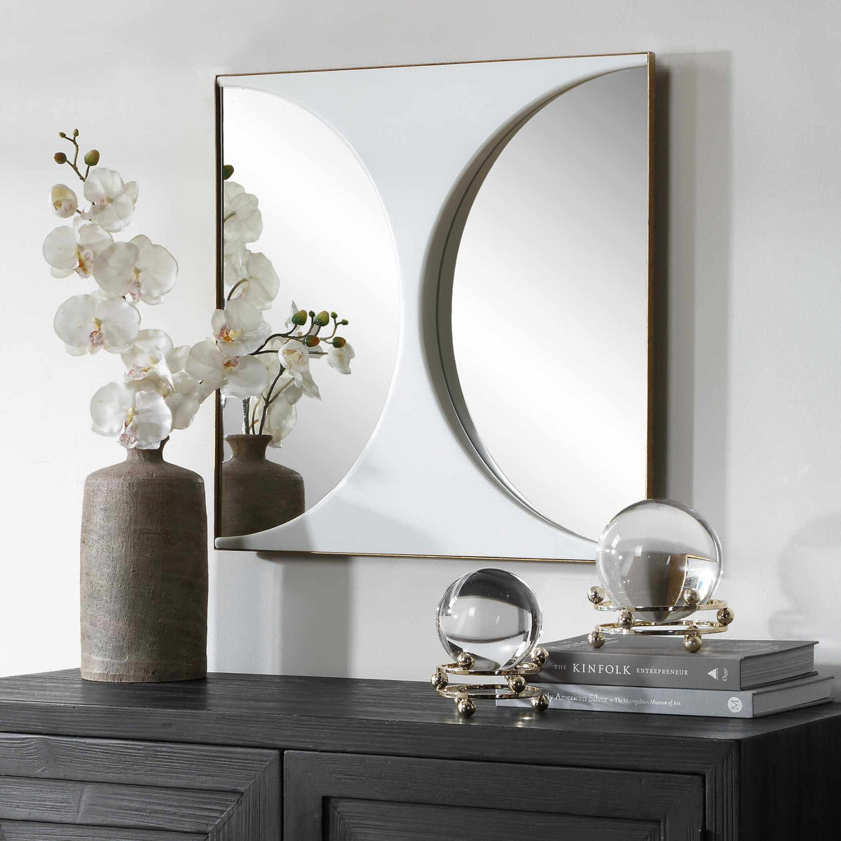 Uttermost New Moon Square Mirror