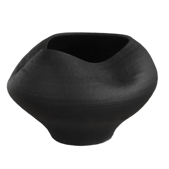 Uttermost Nocturne Black Ceramic Bowl
