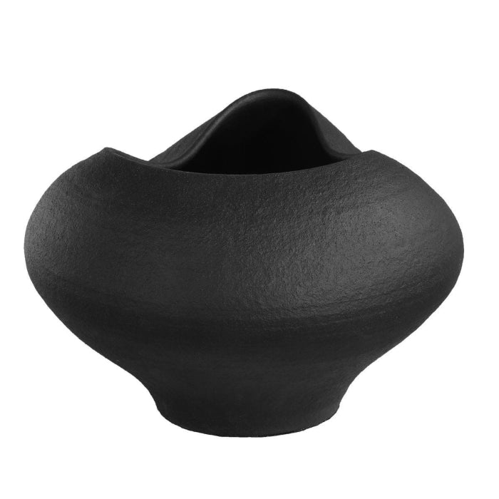 Uttermost Nocturne Black Ceramic Bowl
