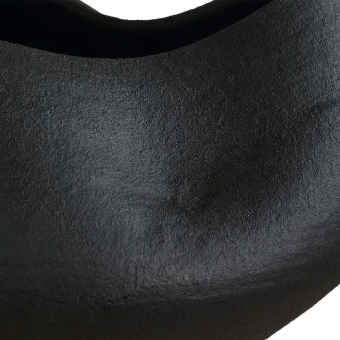 Uttermost Nocturne Black Ceramic Bowl