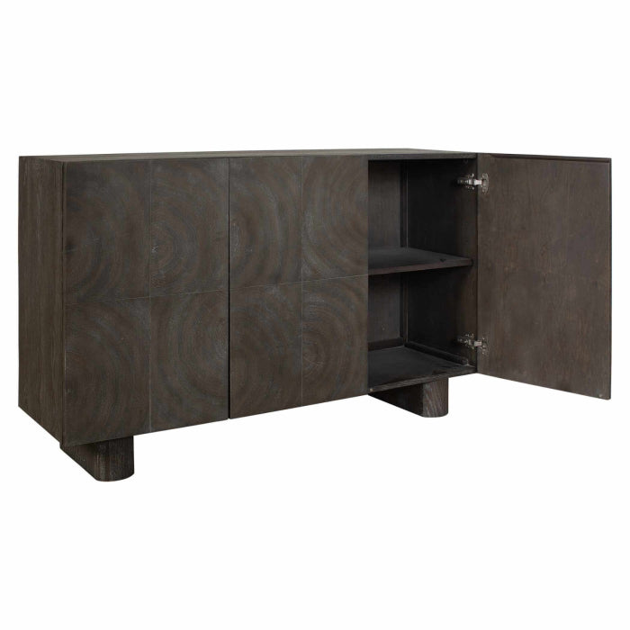 Uttermost Phineas 3 Door Modern Cabinet