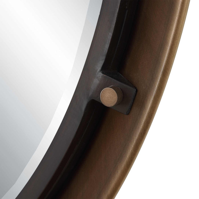 Uttermost Porthole Bronze Round Mirror