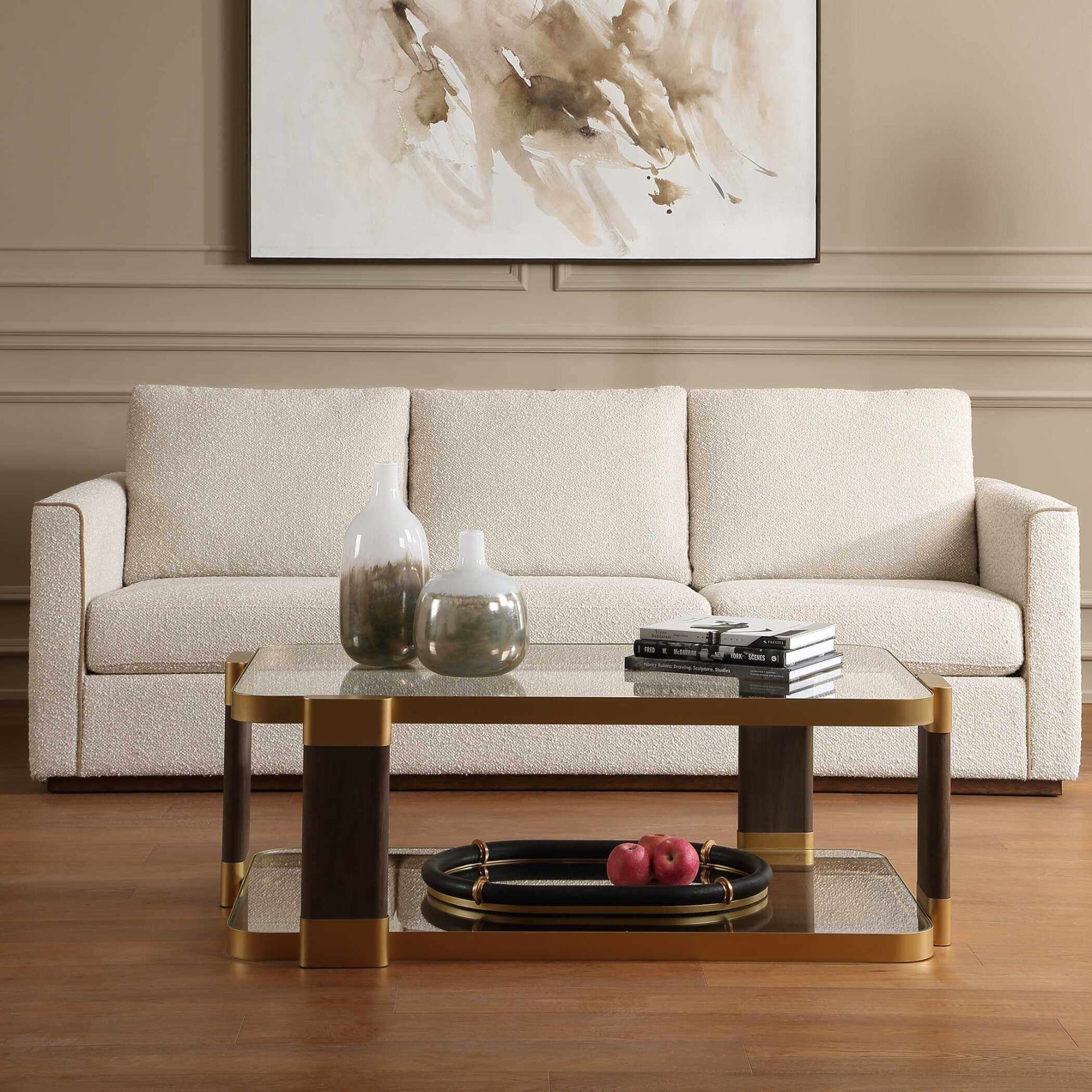 Uttermost Ryles Glass Coffee Table