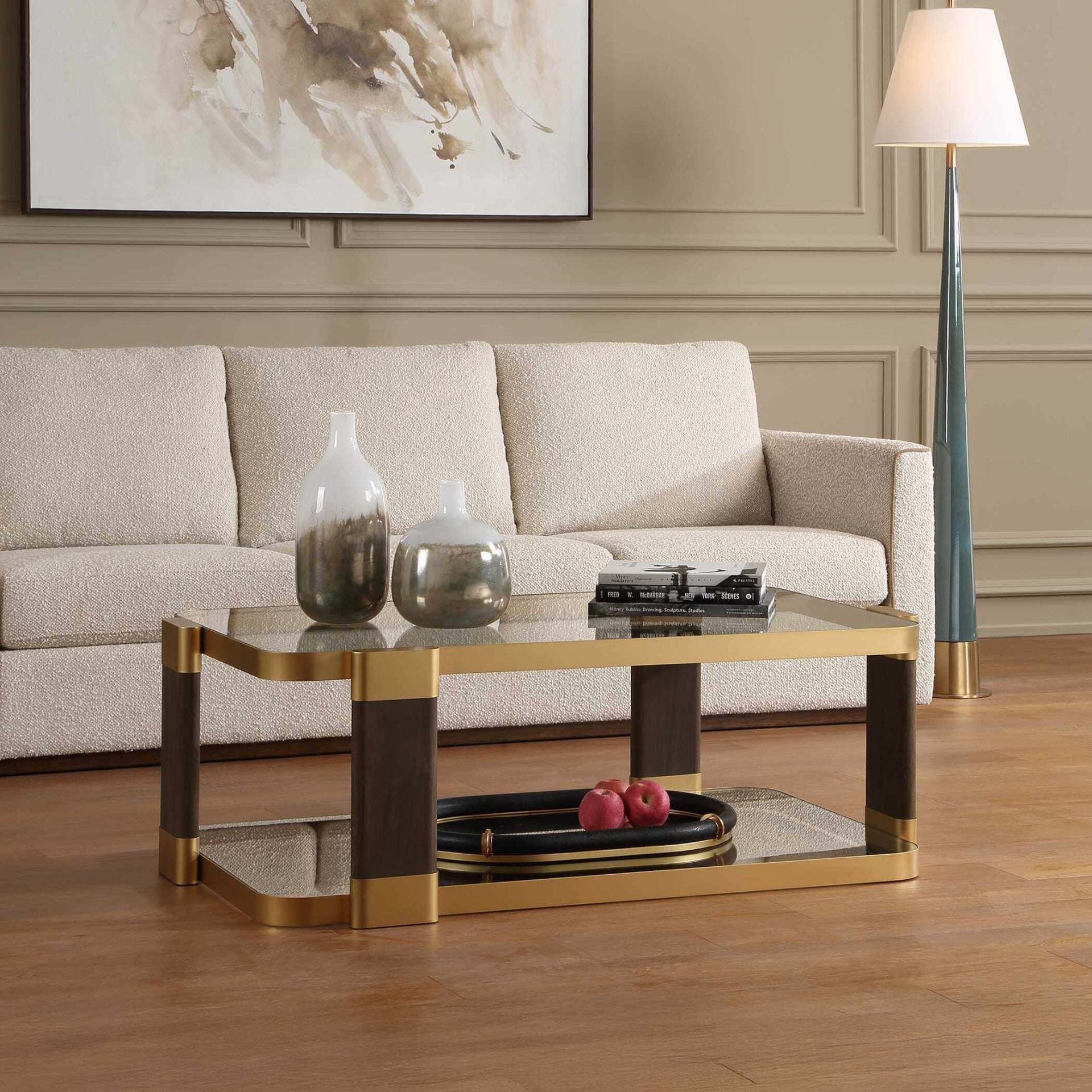 Uttermost Ryles Glass Coffee Table