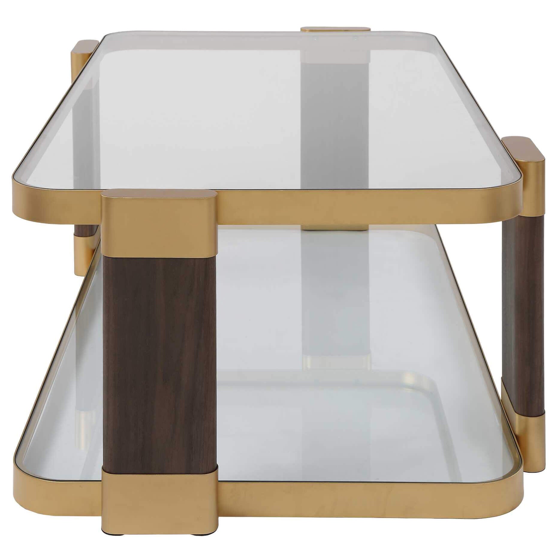 Uttermost Ryles Glass Coffee Table