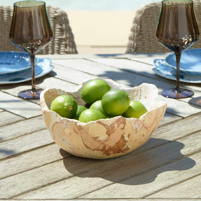 Uttermost Sahara Bloom Indoor-Outdoor Stone Bowl